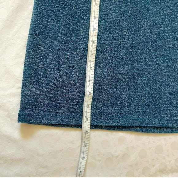 Dagg & Stacey Sweater Dress Size Small Mock Neck Darted Sleeve Knit Pockets - Picture 8 of 10